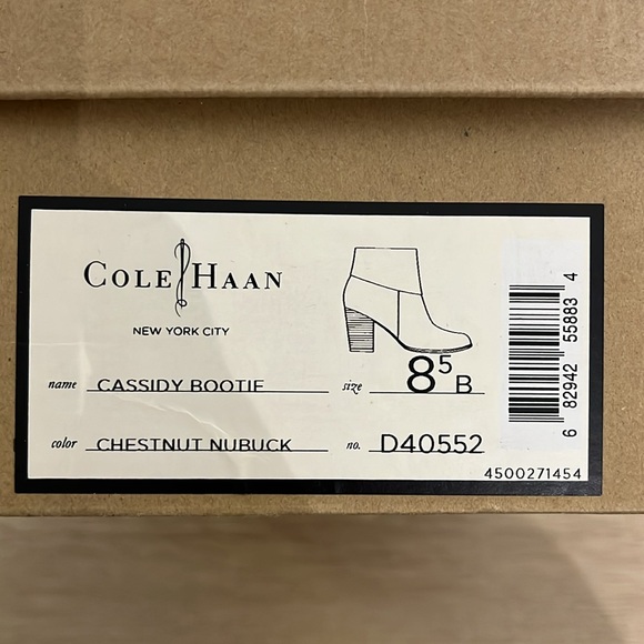 Cole Haan Brown Nubuck Boots - Picture 3 of 4